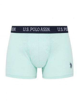 U.S. POLO ASSN. 3Pack boxerky 80446 tm.modrá, mint, tm.šedá